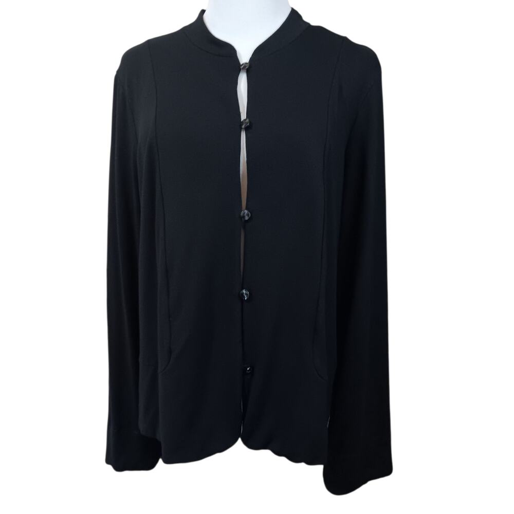 J.Jill Stretch Dressy Jacket Cardigan Blazer M Career Event Evening Comfort Trip